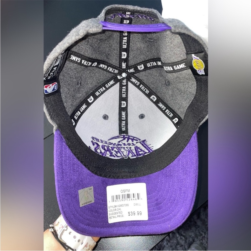 SOLDNWT NBA ultra game Los Angeles lakers cap - Picture 6 of 11